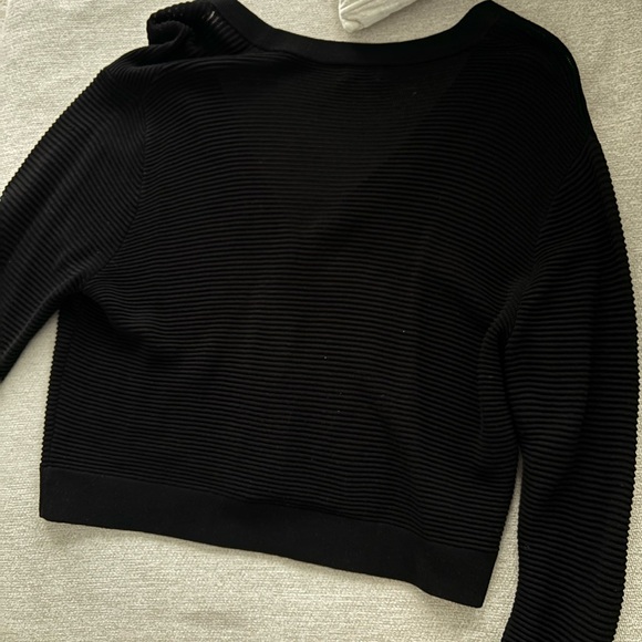 Wilfred Black Ribbed Cardigan - Picture 8 of 9
